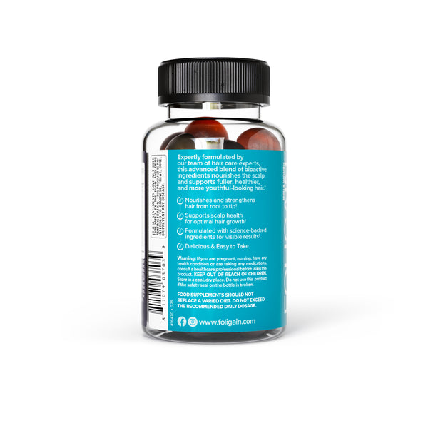 FOLIGAIN® Hair Stimulating Gummies 60 Count - FOLIGAIN EUROPE