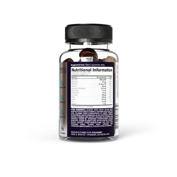 FOLIGAIN® Hair Stimulating Gummies 60 Count - FOLIGAIN EUROPE