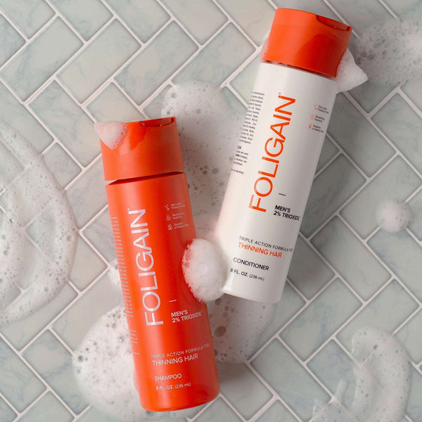 FOLIGAIN Hair Growth Shampoo + Conditioner Kit For Men - FOLIGAIN EUROPE